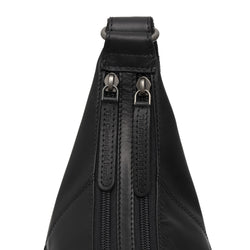 Leather Shoulder Bag Black Arlette