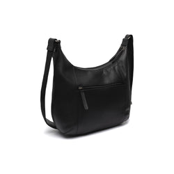 Leather Shoulder Bag Black Arlette