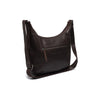 Leather Shoulder Bag Brown Arlette