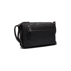 Leather Shoulder Bag Black Alberta