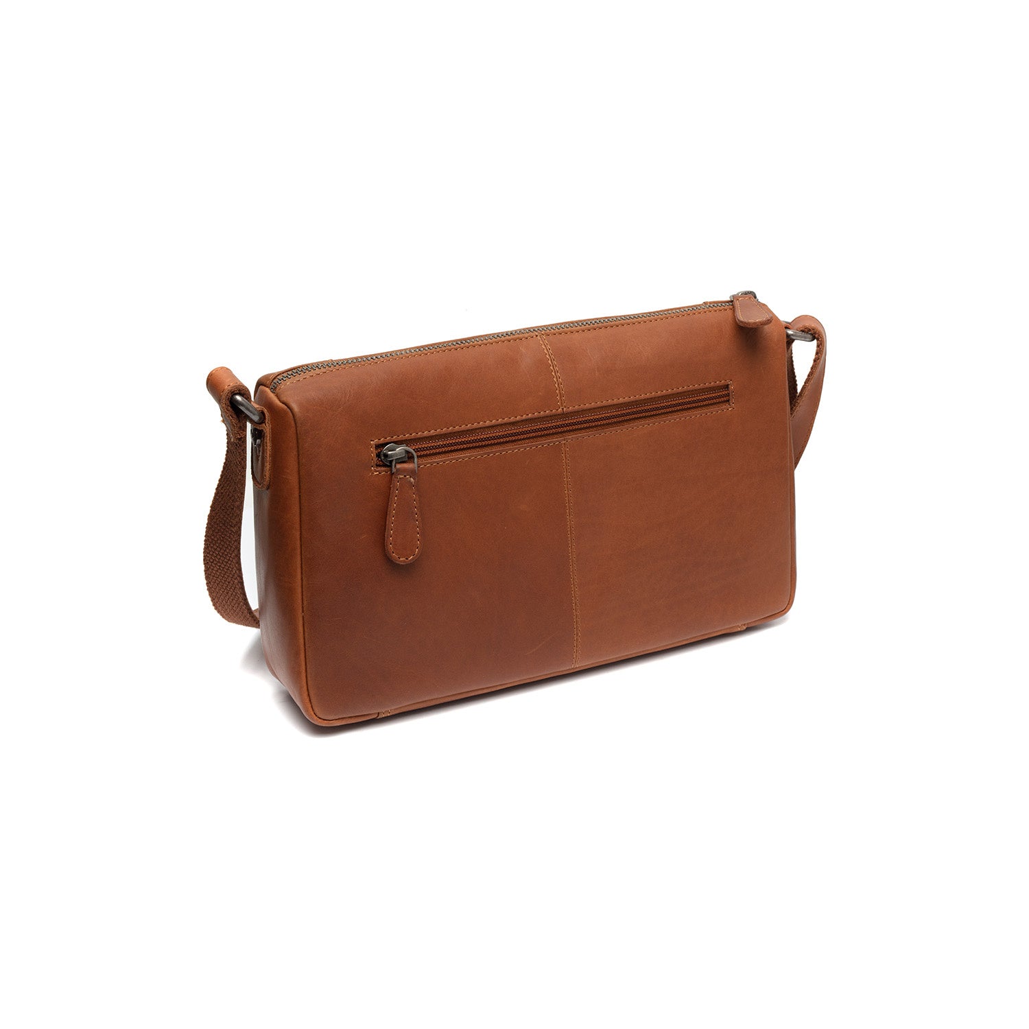 Leather Shoulder Bag Cognac Alberta