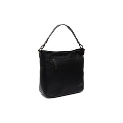 Leather Shoulder Bag Black Regina