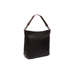 Leather Shoulder Bag Brown Regina