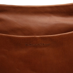 Leather Shoulder Bag Cognac Regina