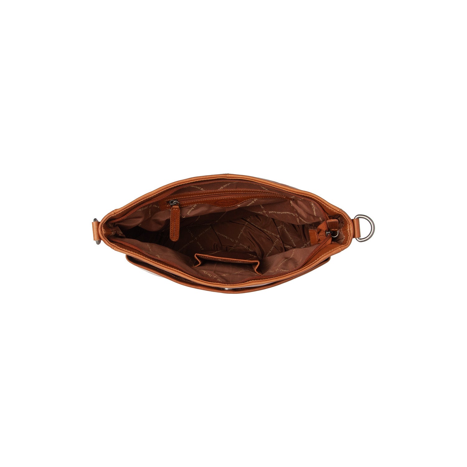 Leather Shoulder Bag Cognac Regina