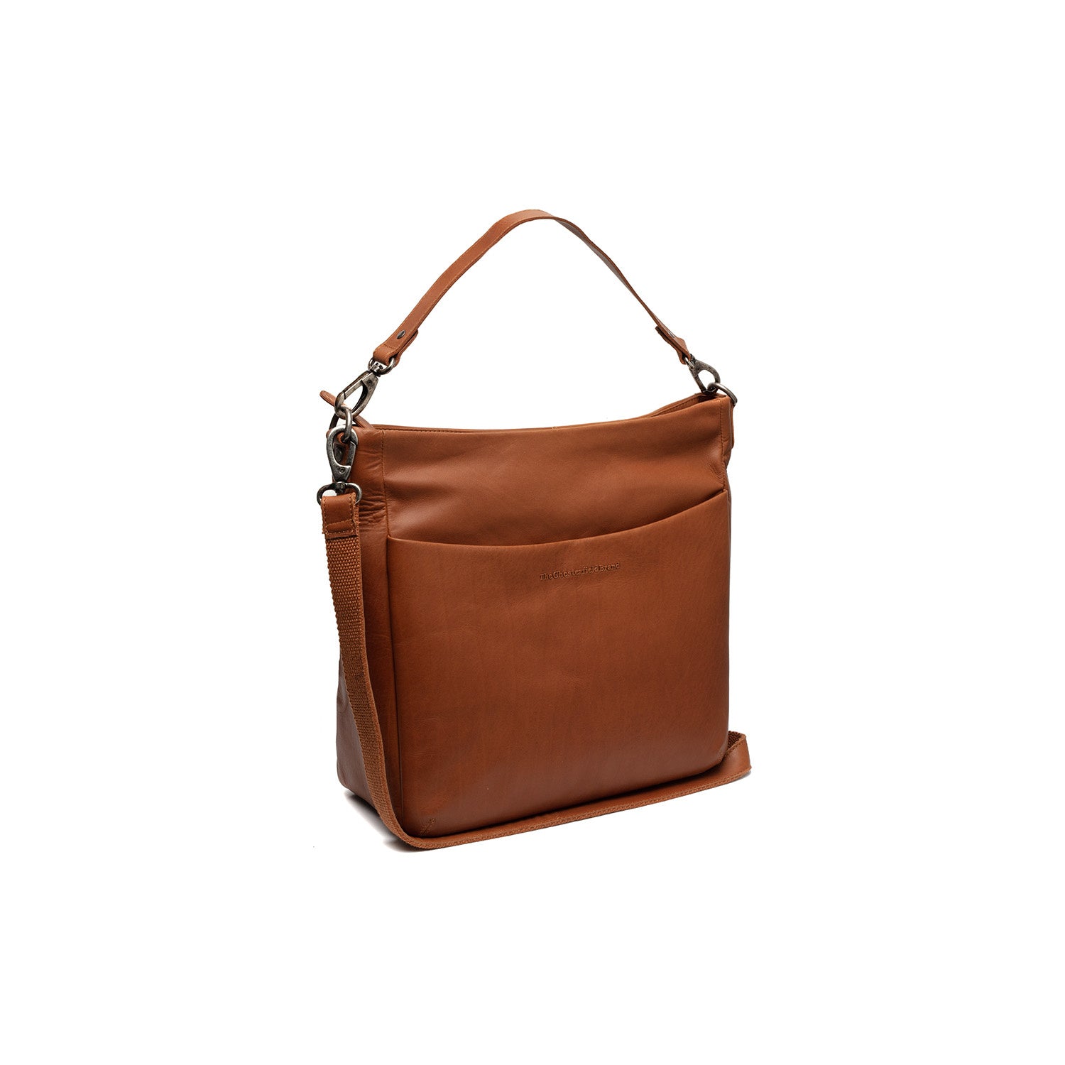 Leather Shoulder Bag Cognac Regina