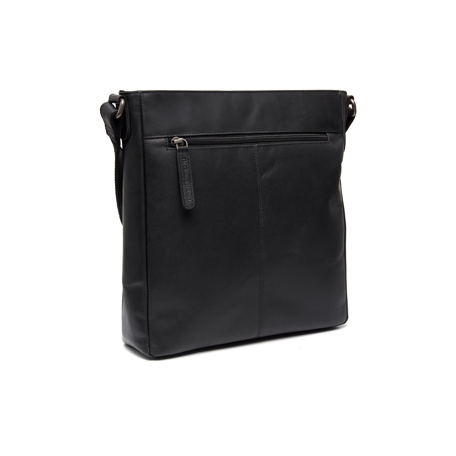 Leather Shoulder Bag Black Kreta