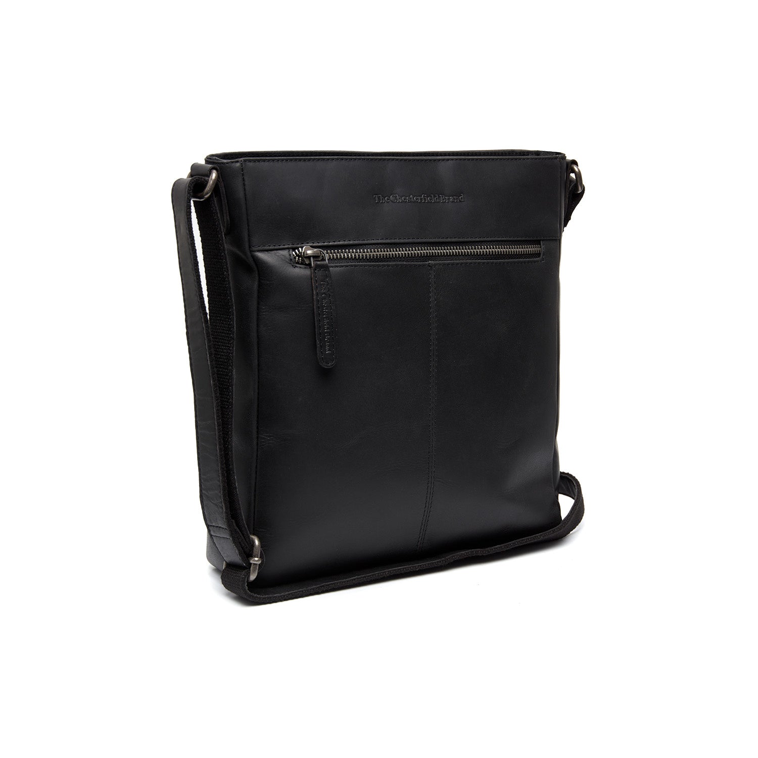 Leather Shoulder Bag Black Kreta