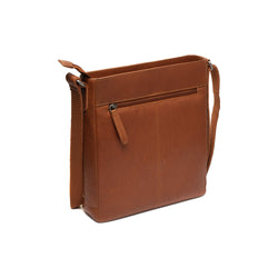 Leather Shoulder Bag Cognac Kreta