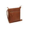 Leather Shoulder Bag Cognac Kreta