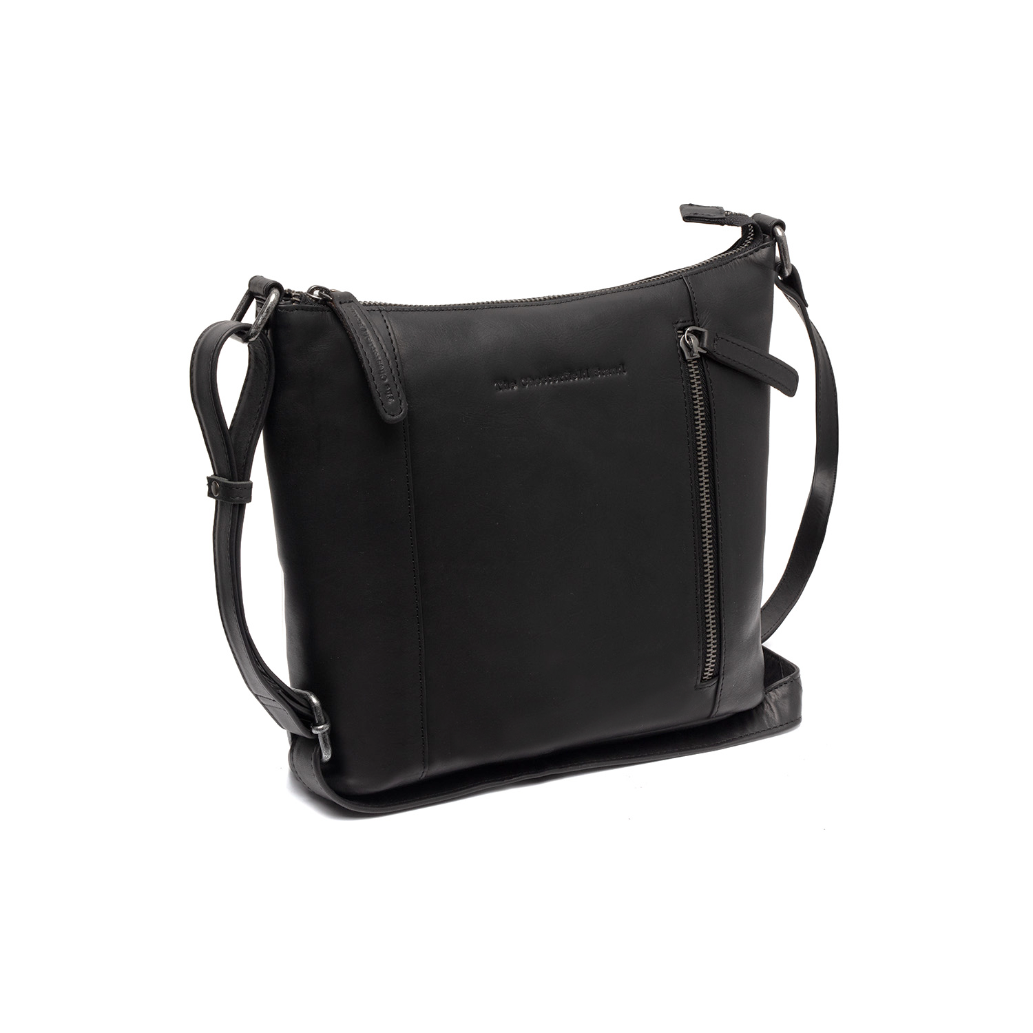 Leather Shoulder Bag Black Vervins