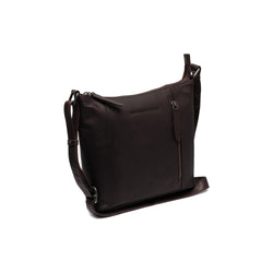 Leather Shoulder Bag Brown Vervins