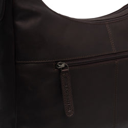 Leather Schoulder bag Brown Marle