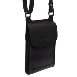 Leather Shoulder Bag Black Nebra