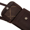 Leather Shoulder Bag Brown Nebra