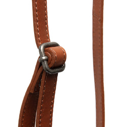 Leather Shoulder Bag Cognac Nebra