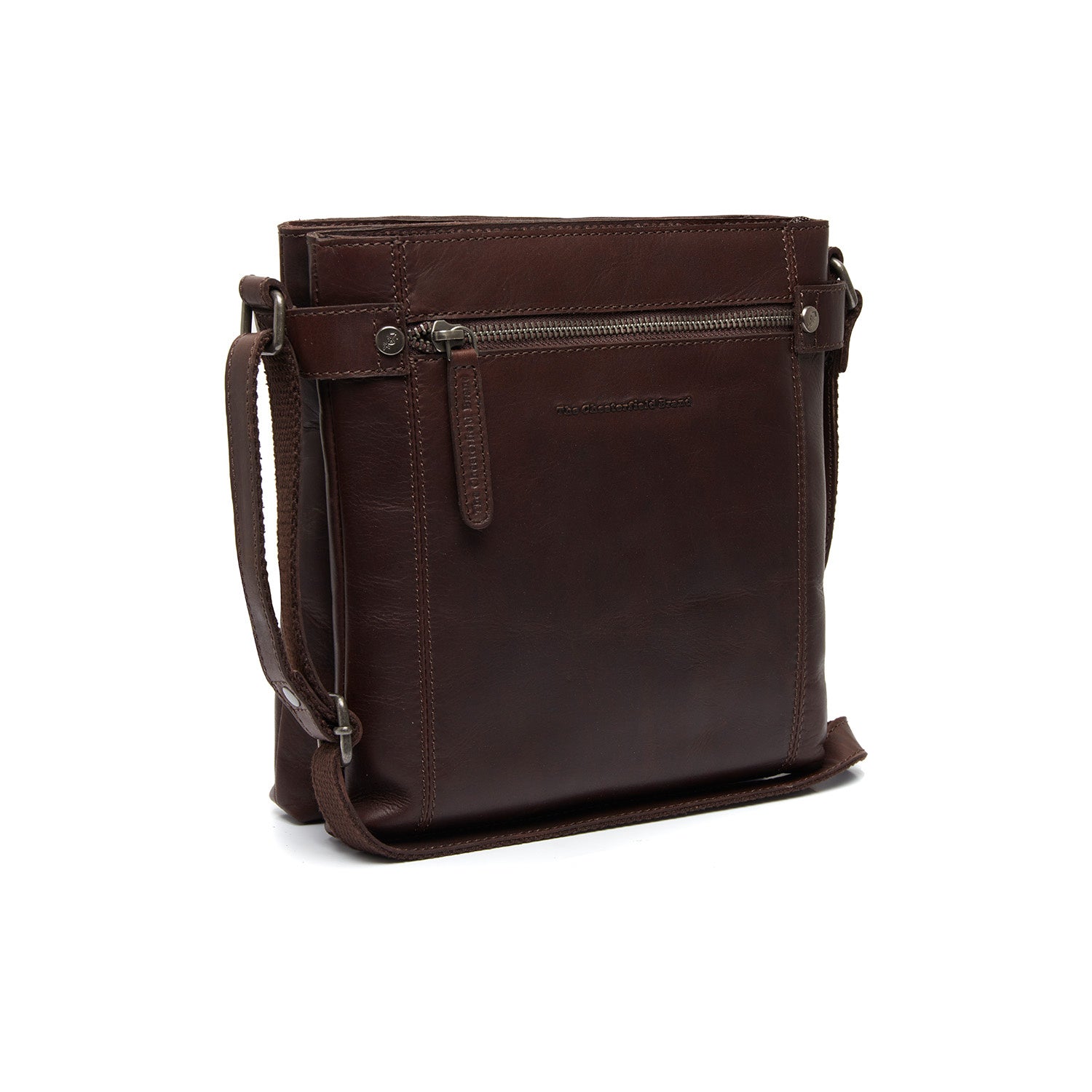 Leather Shoulder Bag Brown Brandis