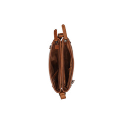 Leather Shoulder Bag Cognac Brandis