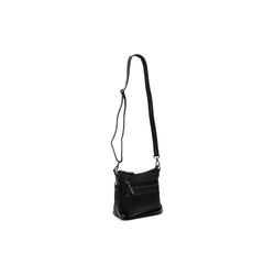 Leather Shoulder Bag Black Ronda