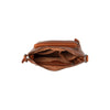 Leather Shoulder Bag Cognac Ronda