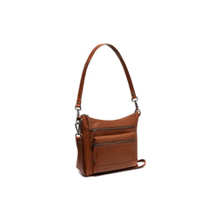 Leather Shoulder Bag Cognac Ronda