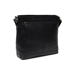 Leather Shoulder Bag Black Almeria