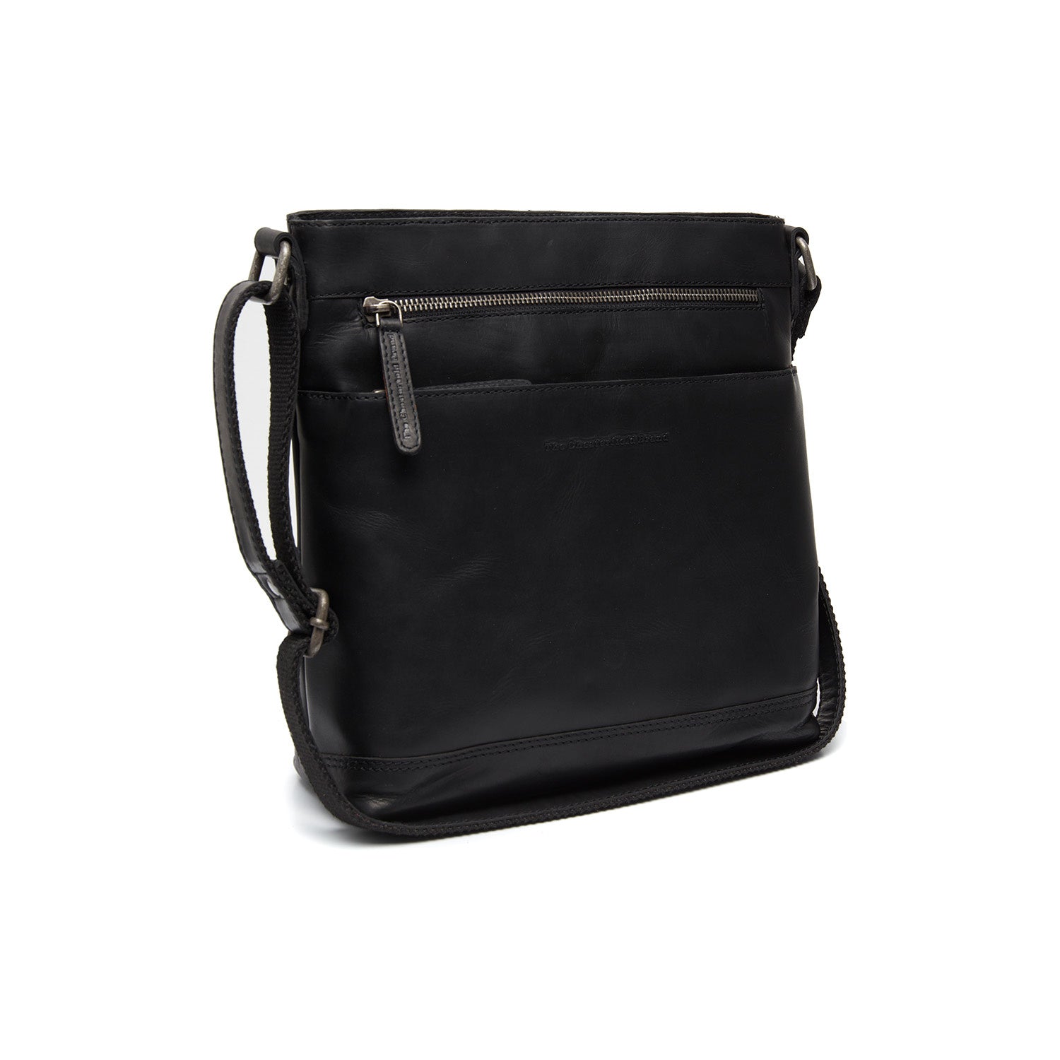 Leather Shoulder Bag Black Almeria