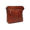 Leather Shoulder Bag Cognac Almeria