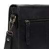 Leather Shoulder Bag Black Osuna