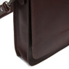 Leather Shoulder Bag Brown Osuna