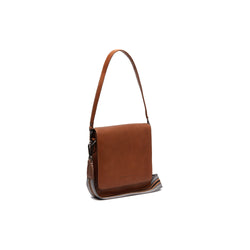 Leather Shoulder Bag Cognac Osuna