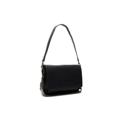 Leather Schoulder bag Black Aviles