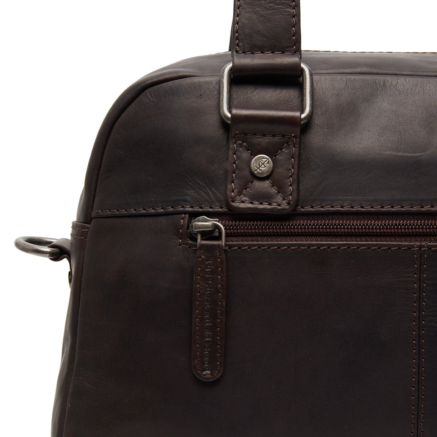 Leather Shoulder Bag Brown Dover