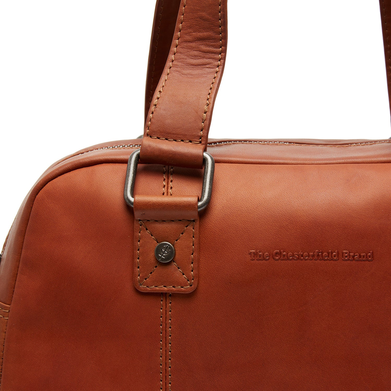 Leather Shoulder Bag Cognac Dover