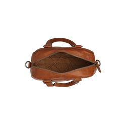 Leather Shoulder Bag Cognac Dover