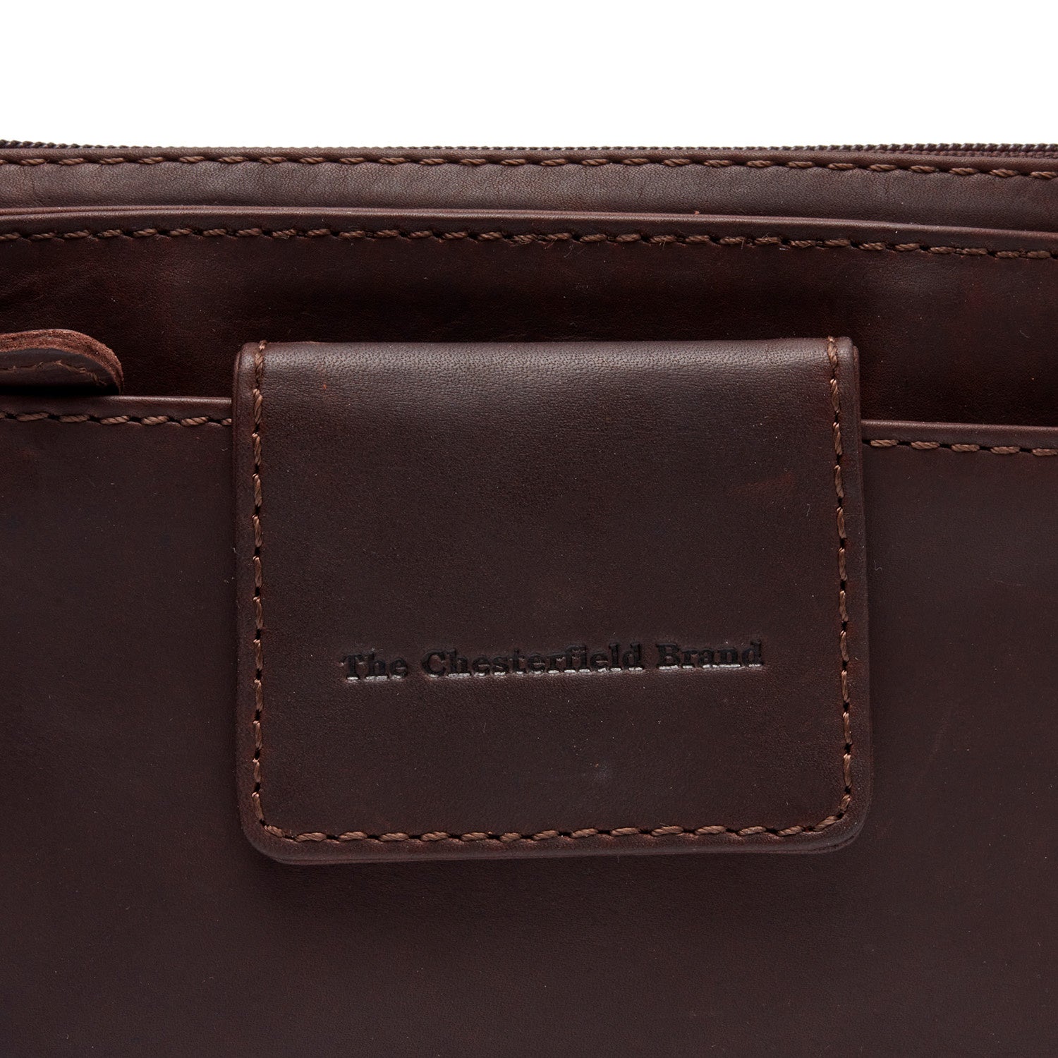 Leather Shoulder Bag Brown Thompson