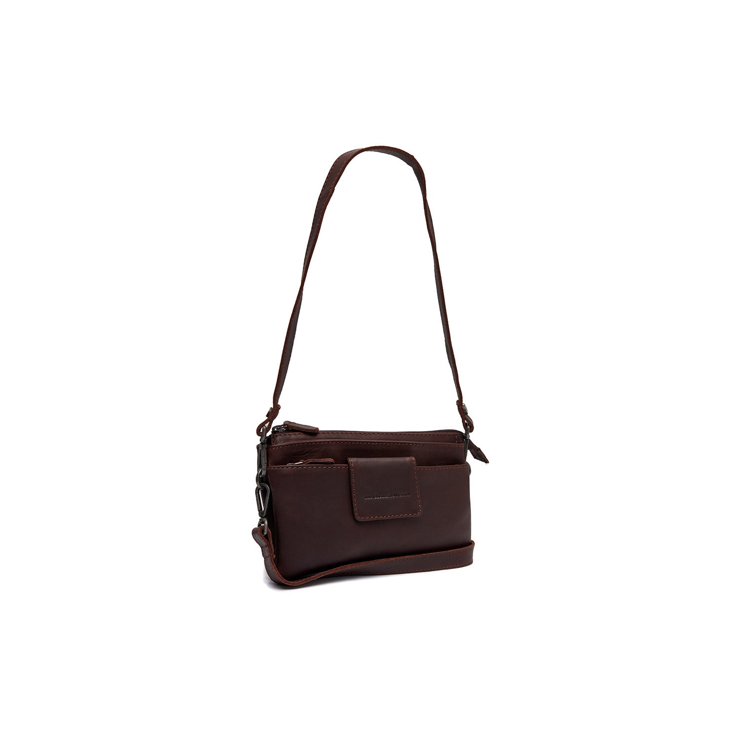 Leather Shoulder Bag Brown Thompson