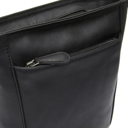 Leather Shoulder Bag Black Fintona