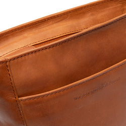 Leather Shoulder Bag Cognac Fintona