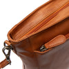 Leather Shoulder Bag Cognac Fintona