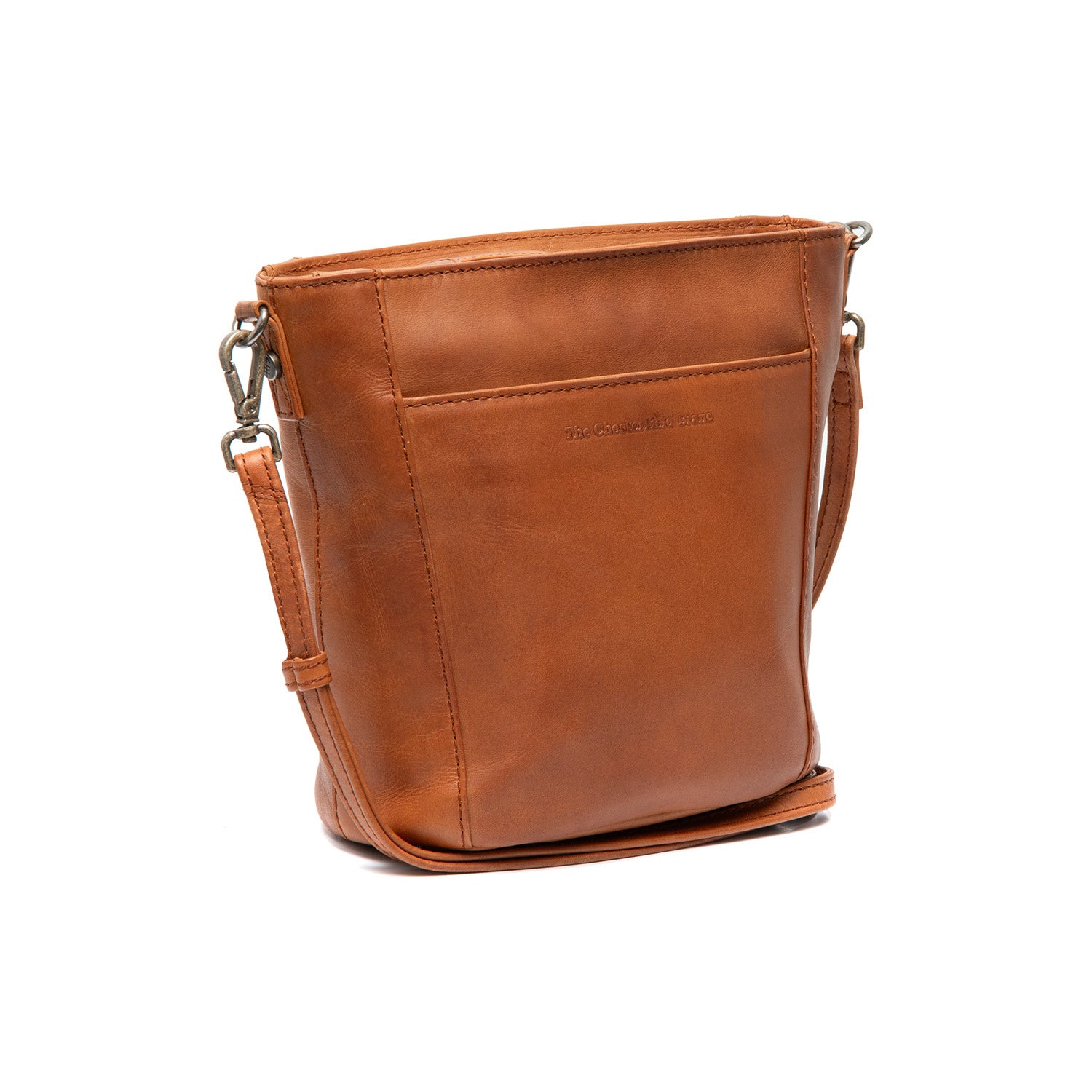 Leather Shoulder Bag Cognac Fintona