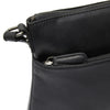 Leather Shoulder Bag Black Durban