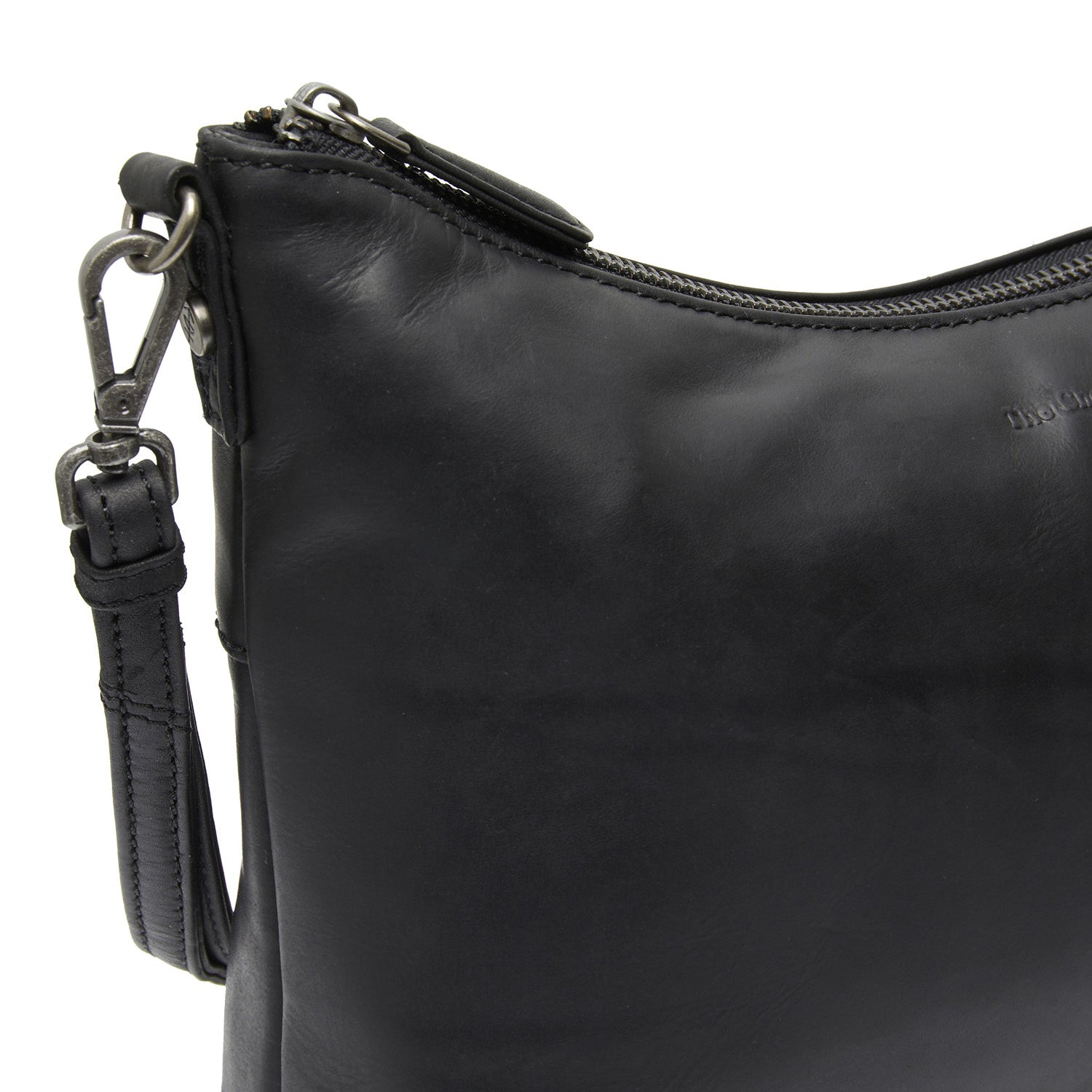 Leather Shoulder Bag Black Kigali