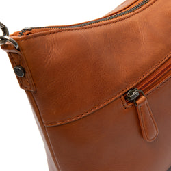 Leather Shoulder Bag Cognac Kigali