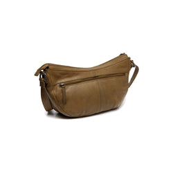 Leather Shoulder bag Olive Green Clarita