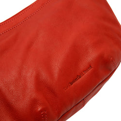 Leather Shoulder bag Red Clarita