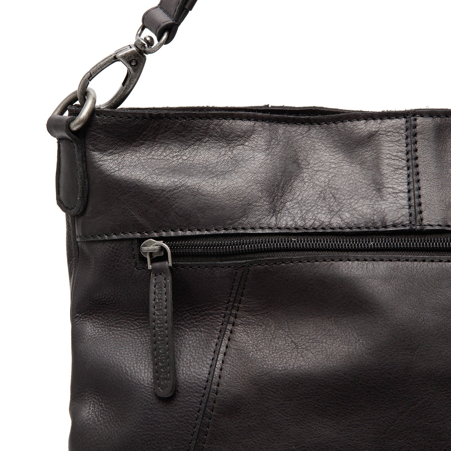 Leather shoulder bag  Black Sintra