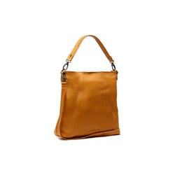 Leather shoulder bag  Ocher Yellow Sintra