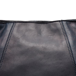 Leather shoulder bag  Navy Sintra