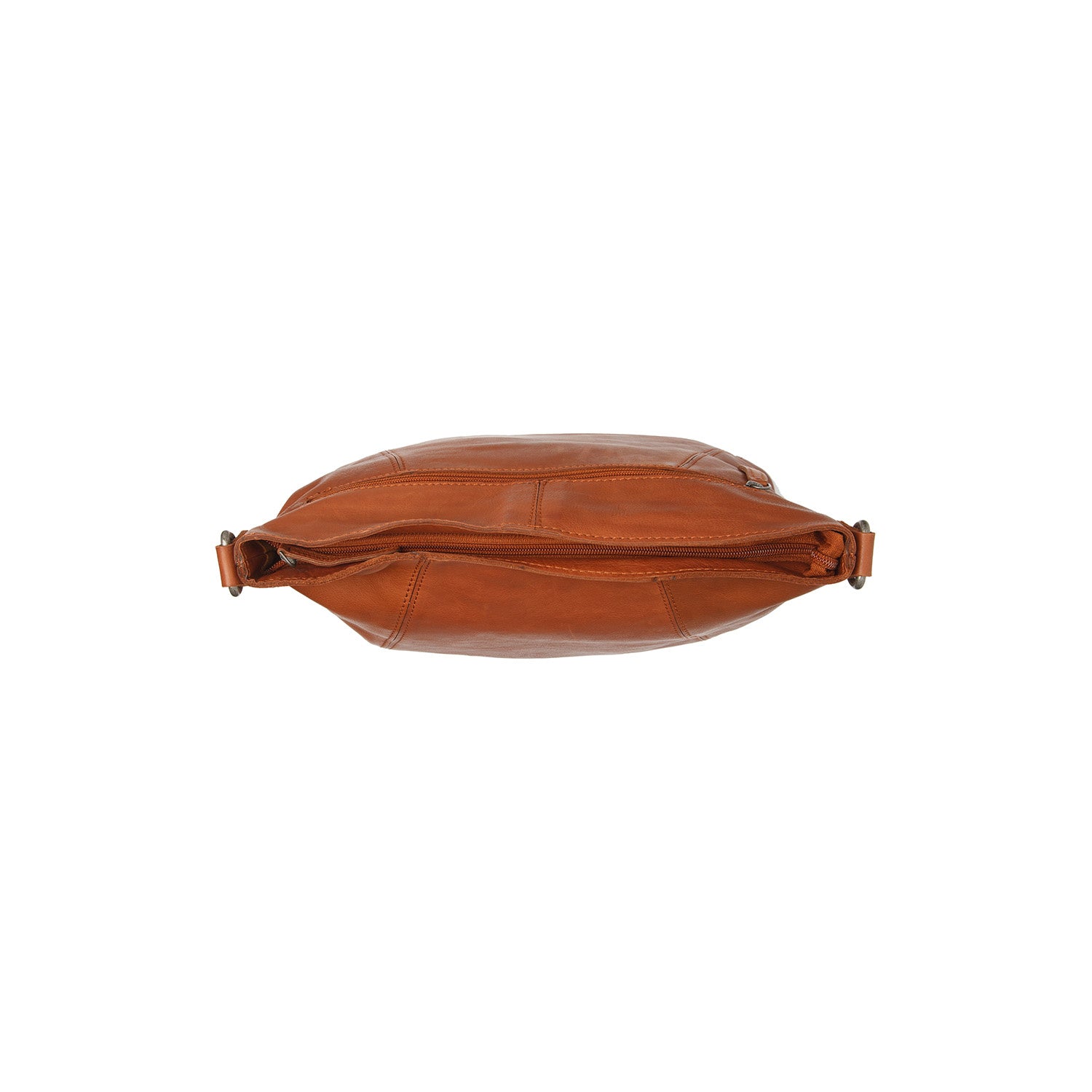 Leather shoulder bag  Cognac Sintra